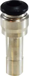 Grab Now Midland Metal 20758N Reducer, 8 mm Push-In x 6 mm Push-In, Brass, Nickel-Plated