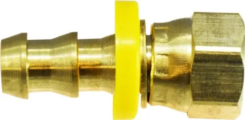 Midland Metal 30270 Swivel Connector, 5/16 in Push-On Hose Barbed x 3/8 in Female JIC Swivel, Brass Exclusive Offer