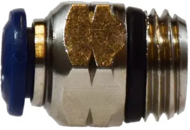 Today Only Midland Metal 20048N Straight Adapter, 1/8 in Push-In x 1/8 in MNPT Global, Brass, Nickel-Plated