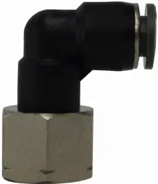 Midland Metal 20089C 90 deg Swivel Elbow, 1/4 in Push-In x 1/8 in FNPTF, Composite Big Sale