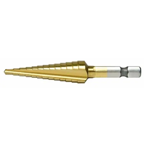 Discount Alfa Tools MBML13 1/8-1/2 Probit - Monolock, 1/4" Hex Shank, Ah, HSS, 2 Flutes, Multi-Step, Bright, Tubed