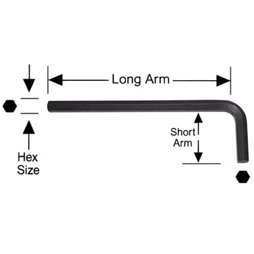 Alfa Tools HK15209 9/64 Long Arm Hex-L Key, 25 Pack Price Cut