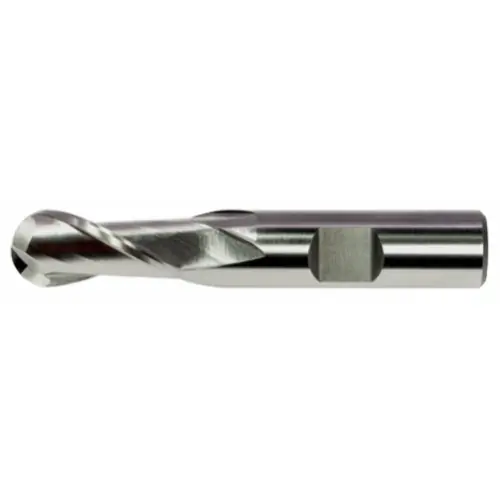 Crafted Alfa Tools SEB151377 1/2 x 1/2 USA HS 2 Flute Ball Single End Mill