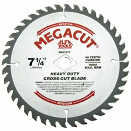 Alfa Tools SB67066 10 x 60T Heavy Duty Cross Cut Carbide Tipped Saw Blade Top Rated