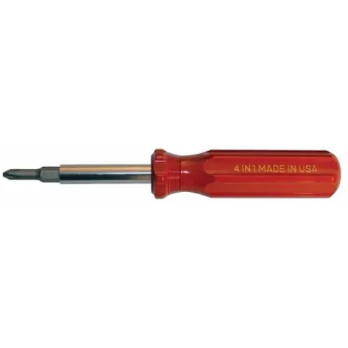 Alfa Tools SCD50BK 4 In 1 Phillips /Square Black Screwdrver, 12 Pack One Day Deal