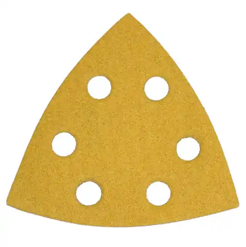 Alfa Tools PTAM400 400G Psa Milwaukee Triangles Aluminum Oxide Gold Paper, 50 Pack Last Chance