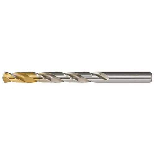 Budget Alfa Tools S40214TT 14 HSS 135° Split Point Tin Coated Tipped Jobber Drill, 12 Pack