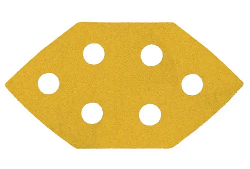 Alfa Tools PTAD2320 320G Psa Diamond Triangles Aluminum Oxide Gold Paper, 50 Pack Top Rated