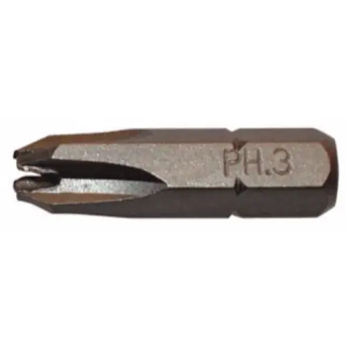 Alfa Tools HSB15940 2 x 1 x 1/4 Hex Tamperproof Phillips Bit, 25 Pack Best Price