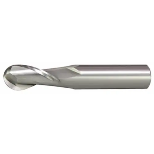 Next Day Delivery Alfa Tools SCB61380 1/2 x 1/2 Carbide 2 Flute Ball Single End Mill