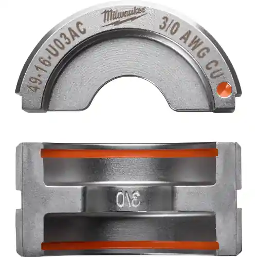 Hassle-Free Returns Milwaukee Tool 49-16-U03AC 3/0 Copper U Style Die