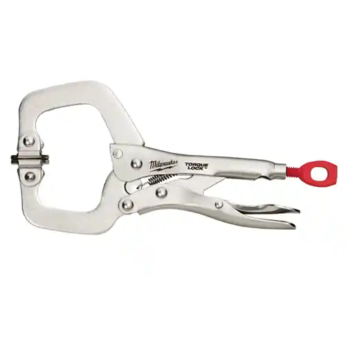 Grab Now Milwaukee Tool 48-22-3522 6" TORQUE LOCK Locking C-Clamp Swivel Jaws
