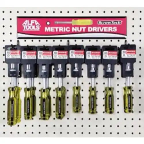 Alfa Tools ND167H 13.0 mm Nut Driver With Hanger Exclusive Offer