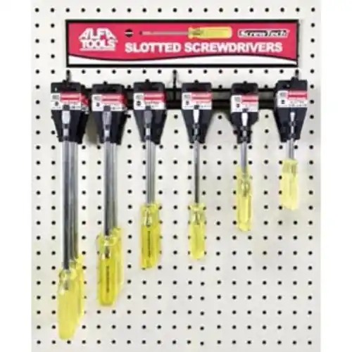 Alfa Tools SCD123H 5/16 x 10 Slotted Screwdriver Hanger Express Delivery