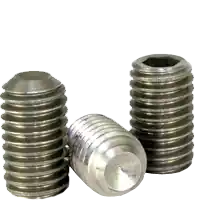 8-32 x 3/16" Socket Set Screws, Cup Point, 316 Stainless Steel, Coarse (UNC), Qty 100 Price Drop