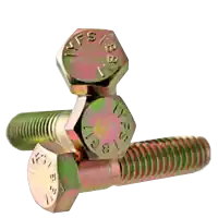 1/4"-20 x 3 3/4" Hex Cap Screws, Grade 5, Zinc-Yellow Cr+6, Partial Thread, Coarse (UNC), Medium Carbon Steel, Qty 50 Best Price