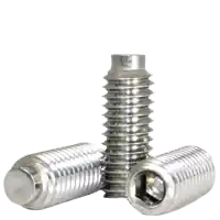 Price Cut 1/4"-20 x 5/16" Socket Set Screws, 1/2 Dog Point, 18-8 Stainless Steel, Coarse (UNC), Qty 100