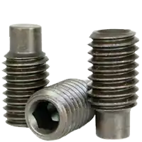 5/16"-18 x 3/4" Socket Set Screws, Full Dog Point, Black Oxide, Coarse (UNC), Alloy Steel, Qty 100 Brand New