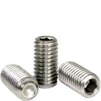 Exclusive Offer 3/8"-24 x 3/8" Socket Set Screws, Cup Point, 18-8 Stainless Steel A2, Fine (UNF), Qty 100