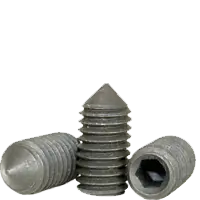 In Demand 6-32 x 1" Socket Set Screws, Non-Standard, Cone Point, Black Oxide, Coarse (UNC), Alloy Steel, Qty 100