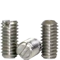 6-32 x 1/4" Slotted Set Screws, Cup Point, 18-8 Stainless Steel A2, Coarse (UNC), Qty 100 Exclusive Offer