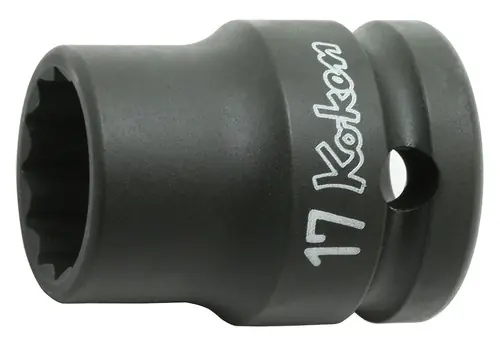 Ko-ken 14406M-20 1/2 Sq. Dr. Socket 20mm 12 point Length 38mm Thin walled Best Choice