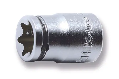 Special Discount Ko-ken 3425-E18(2B) 3/8 Sq. Dr. NUT GRIP TORX E18 Socket - Length 32mm