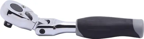 Ko-ken 2774JS 1/4 Sq. Dr. Ratchet Handle 20 teeth Short Length 116mm Flexible Head Plastic Handle Bargain