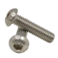 M10-1.50 x 20 mm Button Head Socket Cap Screws, 316 Stainless Steel A4, Full Thread, Coarse (UNC), Qty 50 Buy Online