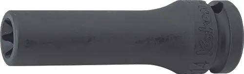 Buy Online Ko-ken 14325-E18 1/2 Sq. Dr. Impact Deep TORX E18 Socket - Length 80mm