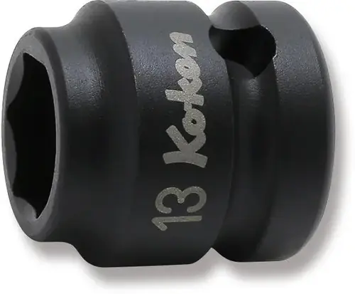 Ko-ken 14401MS-13 1/2 Sq. Dr. Socket 13mm 6 point Length 25mm Thin walled Trending