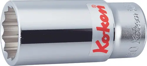 Ko-ken 6305A-1.1/8 3/4 Sq. Dr. Socket 1.1/8 12 point Length 90mm Free Returns