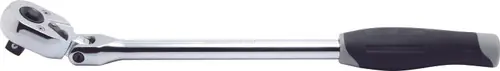 Ko-ken 3774JB 3/8 Sq. Dr. Ratchet Handle 24 teeth Flexible Head Length 285mm Push Button Plastic Handle Time-Limited