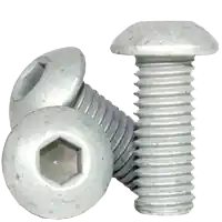 Buy Direct 10-24 x 3/4" Button Head Socket Cap Screws, Mechanical Zinc Cr+3, Full Thread, Coarse (UNC), Alloy Steel, Qty 100