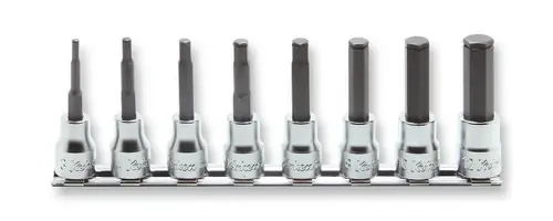 Ko-ken RS3015M/8-L100 3/8 Sq. Dr. Grip Ring Hex Bit Socket Set, 3mm-12mm - 8 pieces One Day Deal