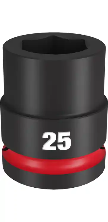 Super Sale Milwaukee Tool 49-66-6363 SHOCKWAVE Impact Duty 3/4" Drive 25mm Standard 6 Point Socket