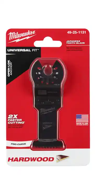 Milwaukee Tool 49-25-1131 1-3/8 High Carbon Steel Precision Tooth Hardwood Universal Fit Oscillating Multi-Tool Blade (1 PK) Grab Now