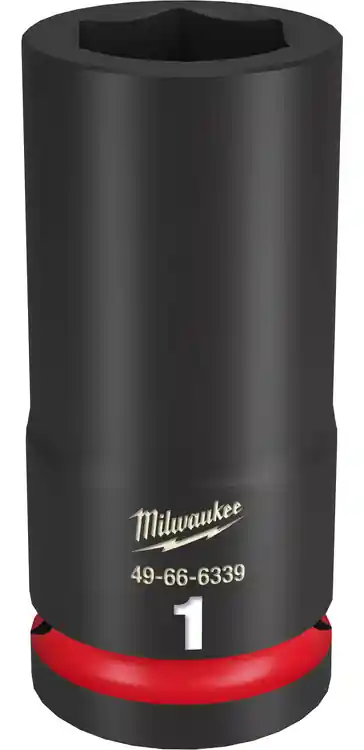 Milwaukee Tool 49-66-6339 SHOCKWAVE Impact Duty 3/4" Drive 1" Deep 6 Point Socket Discount