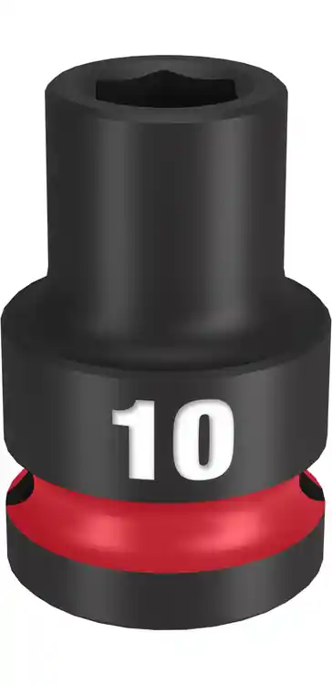 Milwaukee Tool 49-66-6242 SHOCKWAVE Impact Duty 1/2" Drive 10MM Standard 6 Point Socket Popular