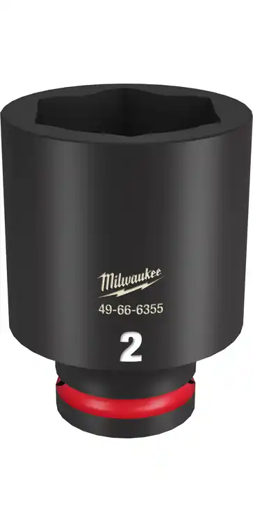 Buy Today Milwaukee Tool 49-66-6355 SHOCKWAVE Impact Duty 3/4" Drive 2" Deep 6 Point Socket