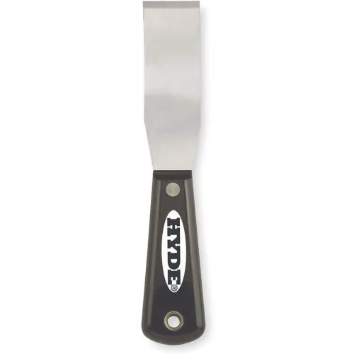 Buy Direct HYDE Putty Knife,Stiff,1-1/4",Carbon Steel 02050