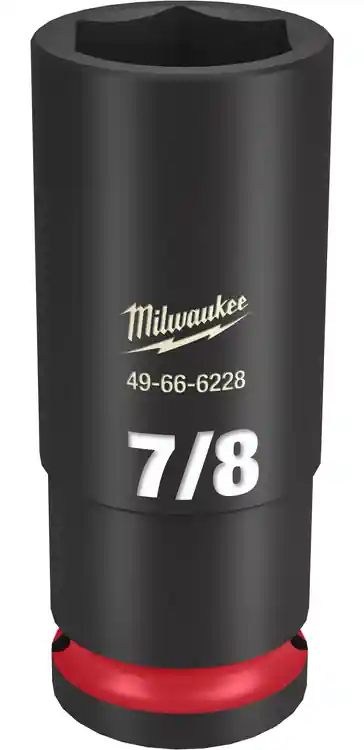 Reduced Price Milwaukee Tool 49-66-6228 SHOCKWAVE Impact Duty 1/2" Drive 7/8" Deep 6 Point Socket