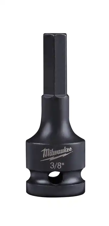 Deal Milwaukee Tool 49-66-5142 SHOCKWAVE Impact Duty Lineman‘s 1/2" Drive 3/8" Hex Bit Socket