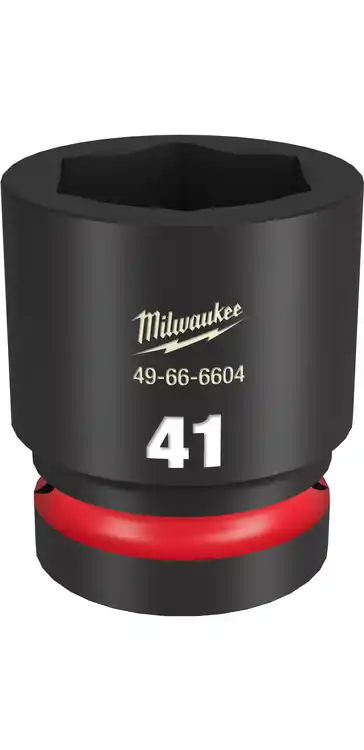 Milwaukee Tool 49-66-6604 SHOCKWAVE Impact Duty 1" Drive 41MM Standard 6 Point Socket Exclusive Offer