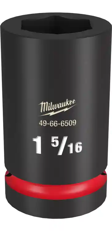 Milwaukee Tool 49-66-6509 SHOCKWAVE Impact Duty 1" Drive 1-5/16" Deep 6 Point Socket Secure Checkout