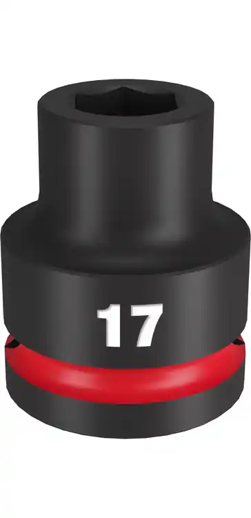 Milwaukee Tool 49-66-6356 SHOCKWAVE Impact Duty 3/4" Drive 17MM Standard 6 Point Socket Professional Grade