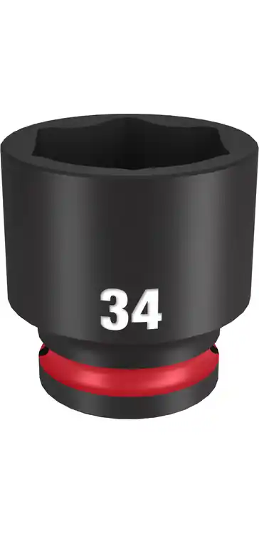 Luxury Milwaukee Tool 49-66-6266 SHOCKWAVE Impact Duty 1/2" Drive 34MM Standard 6 Point Socket
