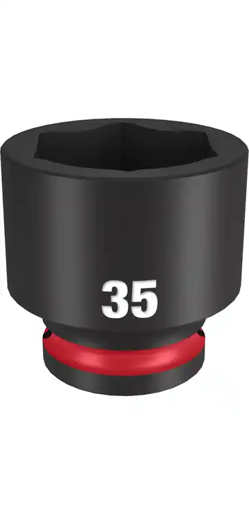 Limited Time Milwaukee Tool 49-66-6267 SHOCKWAVE Impact Duty 1/2" Drive 35MM Standard 6 Point Socket