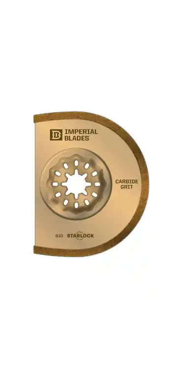 Clearance Imperial IBSL610-1 IMPERIAL BLADES STARLOCK 3" Carbide Grit Segment Blade, 1PK