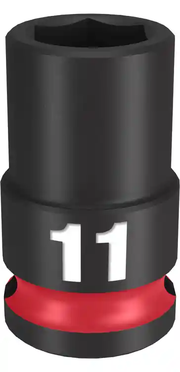 Best Choice Milwaukee Tool 49-66-6135 SHOCKWAVE Impact Duty 3/8" Drive 11MM Standard 6 Point Socket